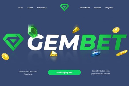 Gembet Games Live Casino Landing Page